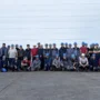 Tomas, Team Leader in France at Marino Group, with the team at the shipyard